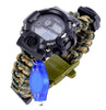 Digital Watch Compass Flint Whistle