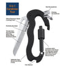 5in1 Aluminum Climbing Hook