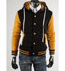 Mens Slim Fit Varsity Jacket