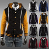 Mens Slim Fit Varsity Jacket